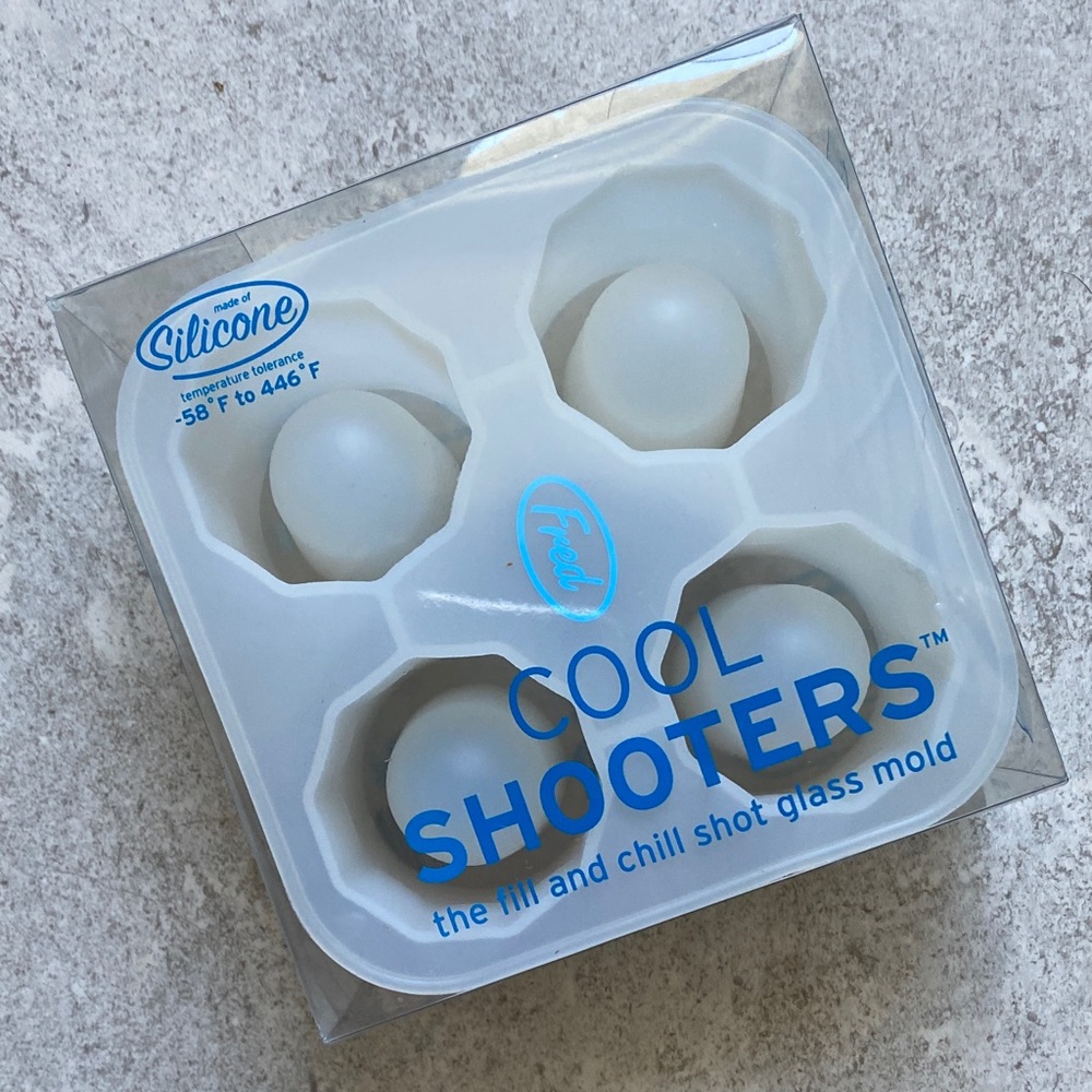Fred Cool Shooters White Silicone Mold